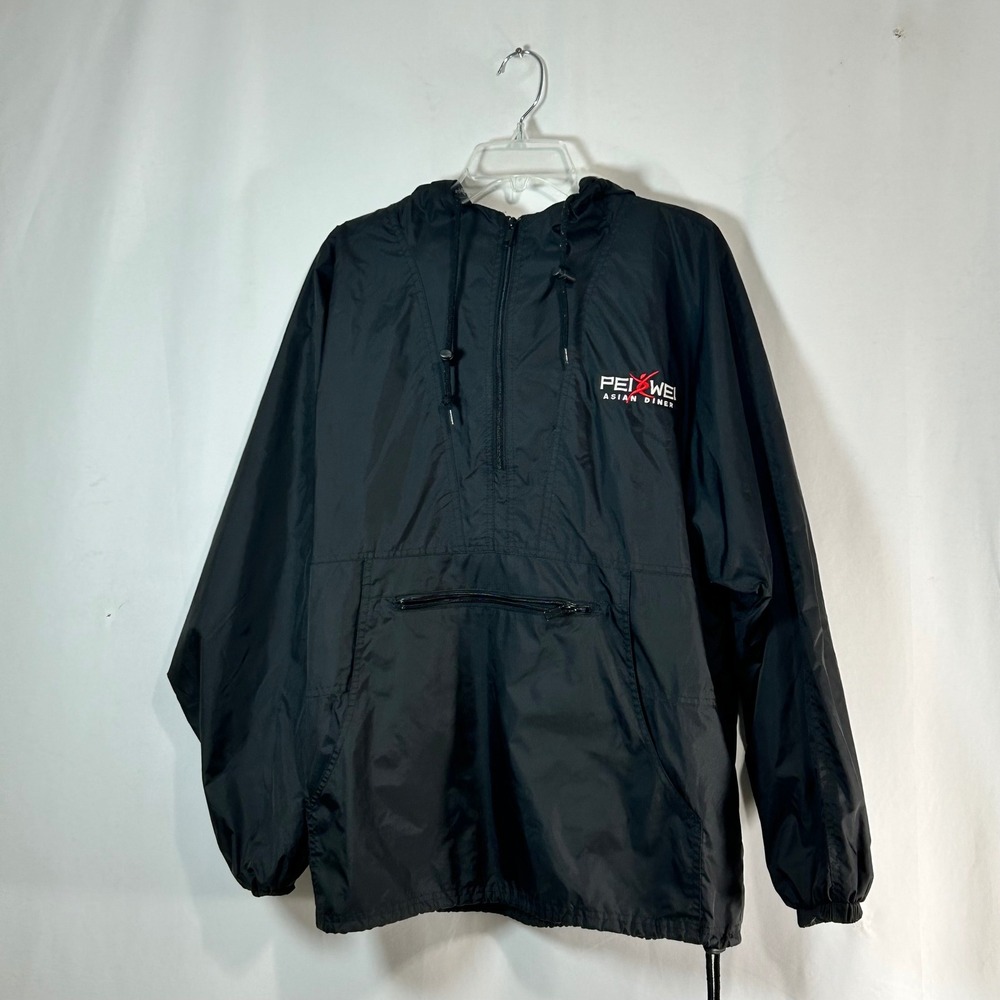 Sport-Tek PEI WEI Asian Diner Pullover‎ Anorak Windbreaker Jacket Mens Medium